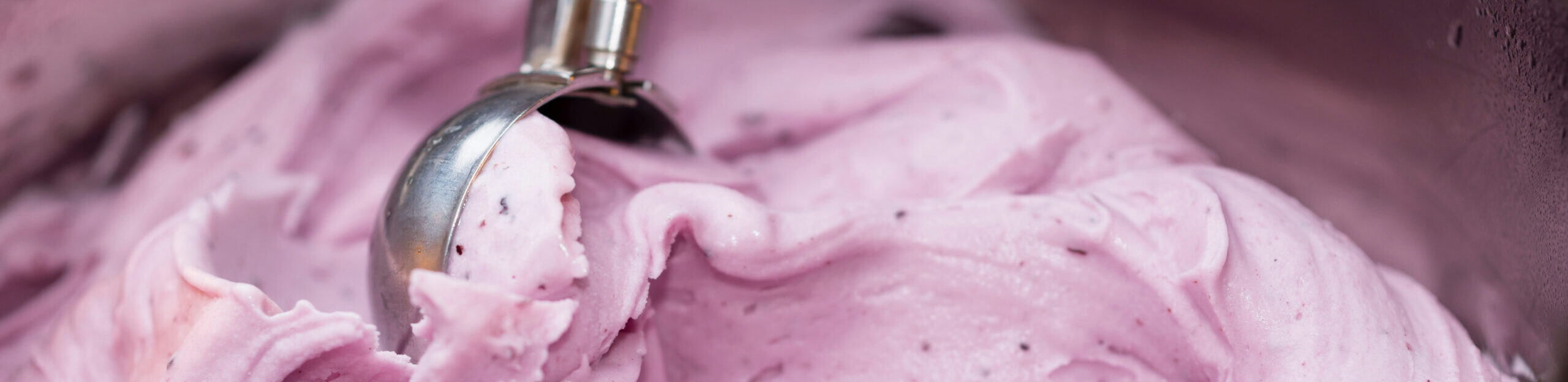 Formulated ingredients to make Italian ice cream gelato strawberry flavor.