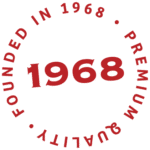 stamp founded in 1968 premium quality