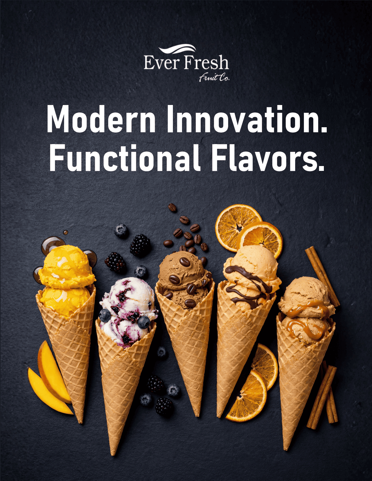 Botanical Flavors tasting guide cover with cone concepts